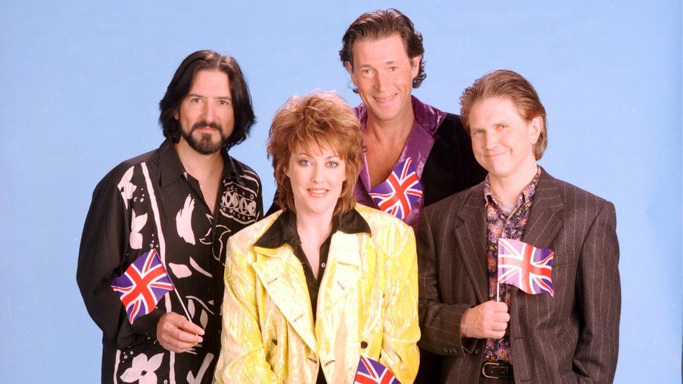 The 1997 Eurovision Song Contest UK entry 'Katrina and the Waves'