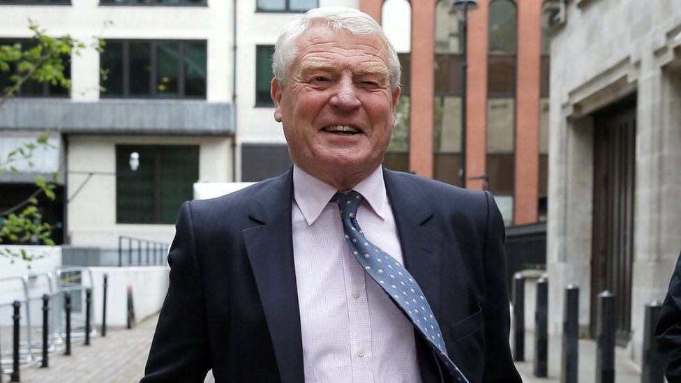 Paddy Ashdown leaving the Liberal Democrat Party HQ in London in May, 2018