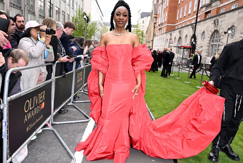 Beverley Knight attends The Olivier Awards 2024 at The Royal Albert Hall on April 14, 2024 in London, England