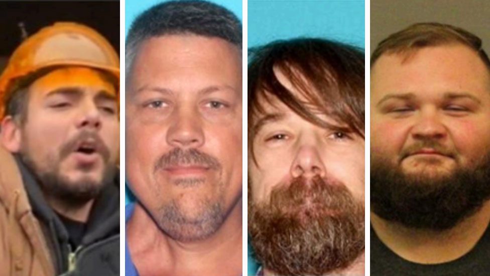 The FBI's most-wanted suspects in connection with the Capitol riot. Adam Villarreal, Christopher John Worrell, Paul Belosic, Joseph Daniel Hutchinson III