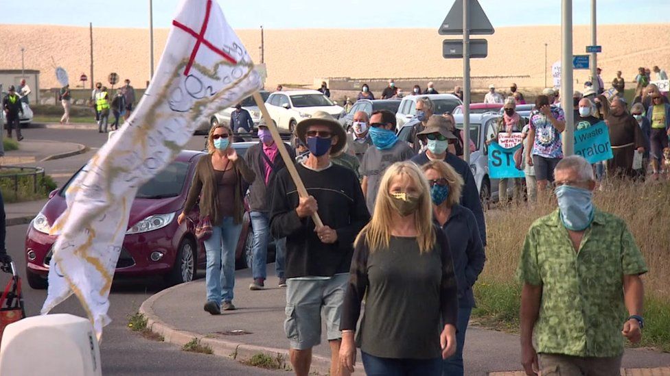 Protesters in Portland