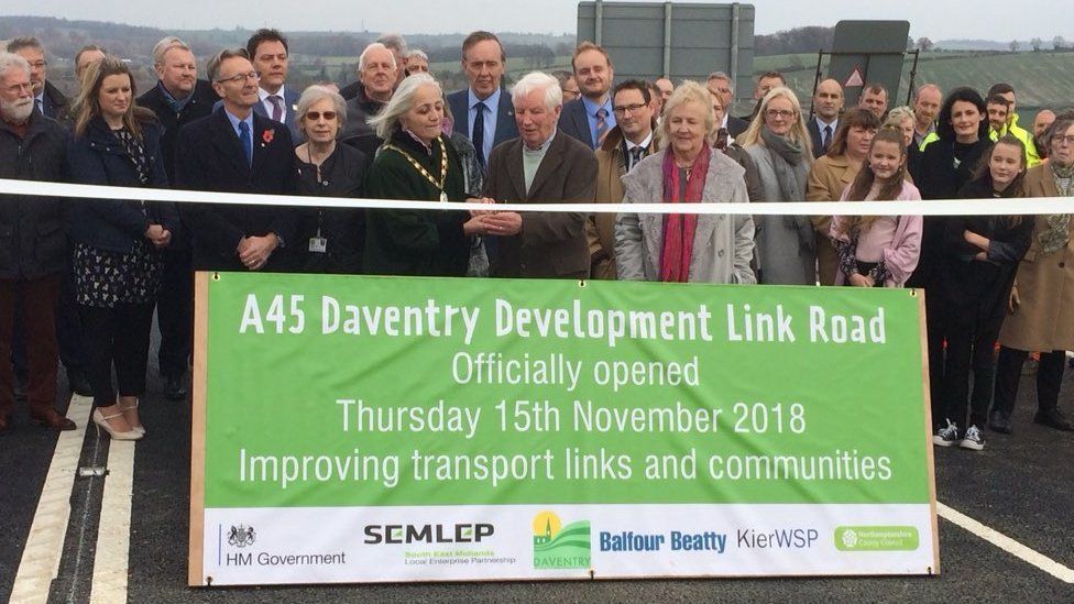A45 link road opens