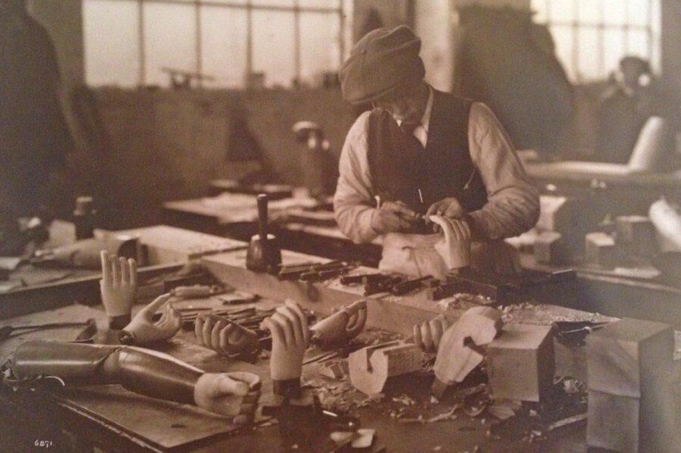 Carpenter in Erskine workshop