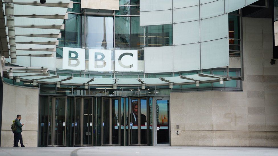 A view of New Broadcasting House, the BBC's main office in London