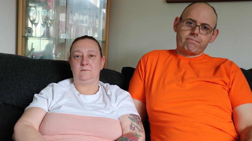 Carer couple facing council house eviction 'won't move' - BBC News