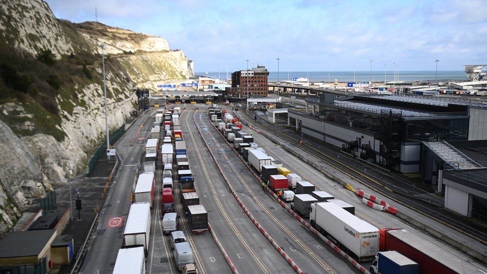 Traffic starts to move through Dover