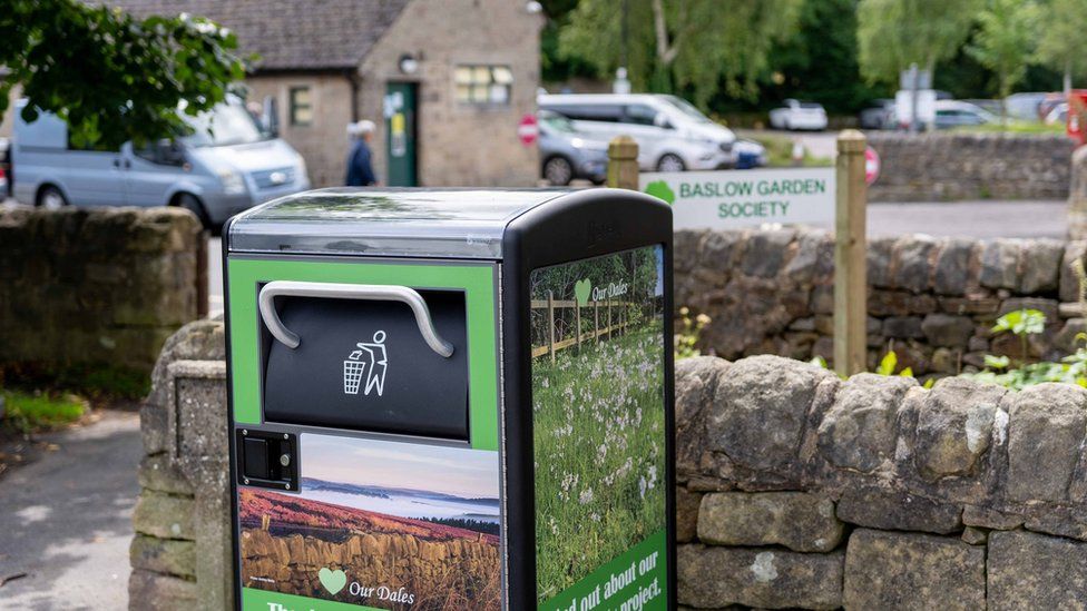 Smart bins installed in Derbyshire Dales villages BBC News