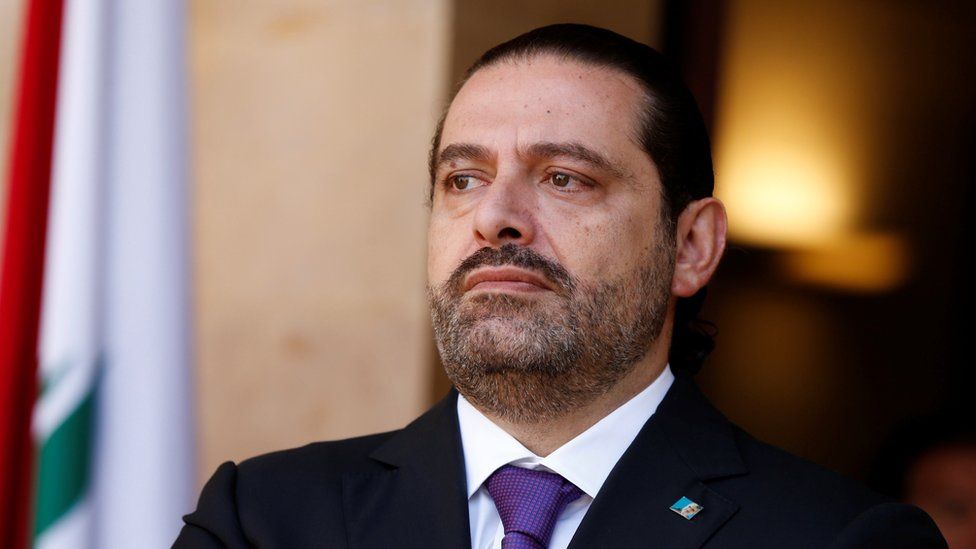 Lebanon's Prime Minister Saad al-Hariri is seen at the governmental palace in Beirut, Lebanon October 24, 2017.