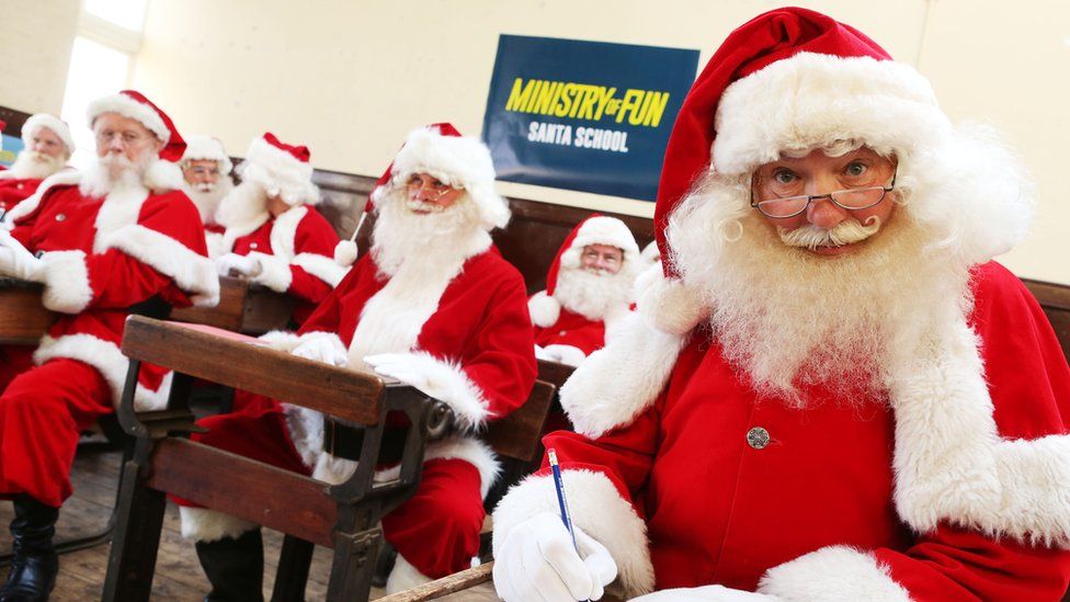 Santas being tested at Ministry of Fun