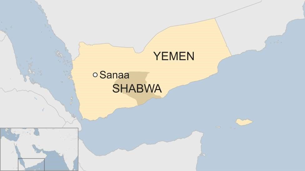 A map of Yemen