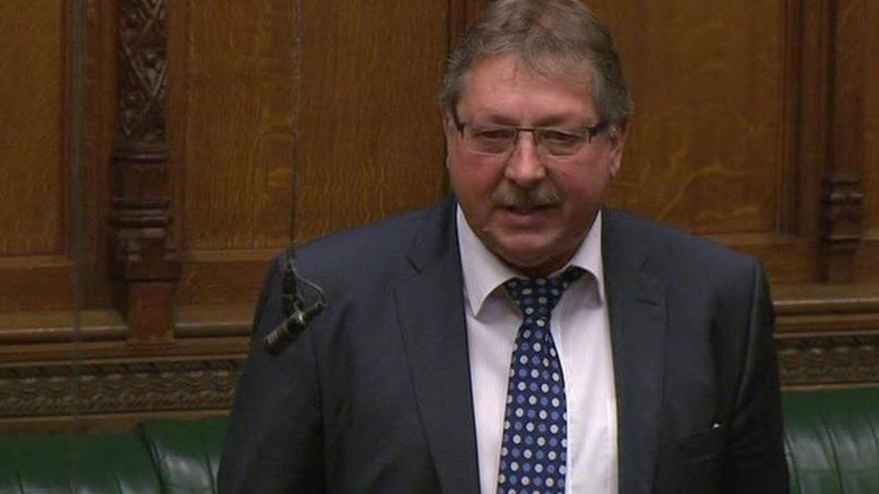Sammy Wilson speaking in the House of Commons