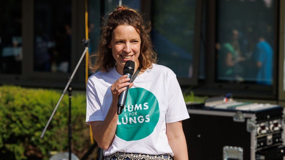 Jemima Hartshorn, founder of Mums For Lungs