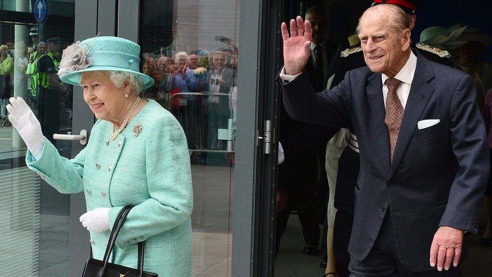 The Queen and Prince Philip at the Senedd