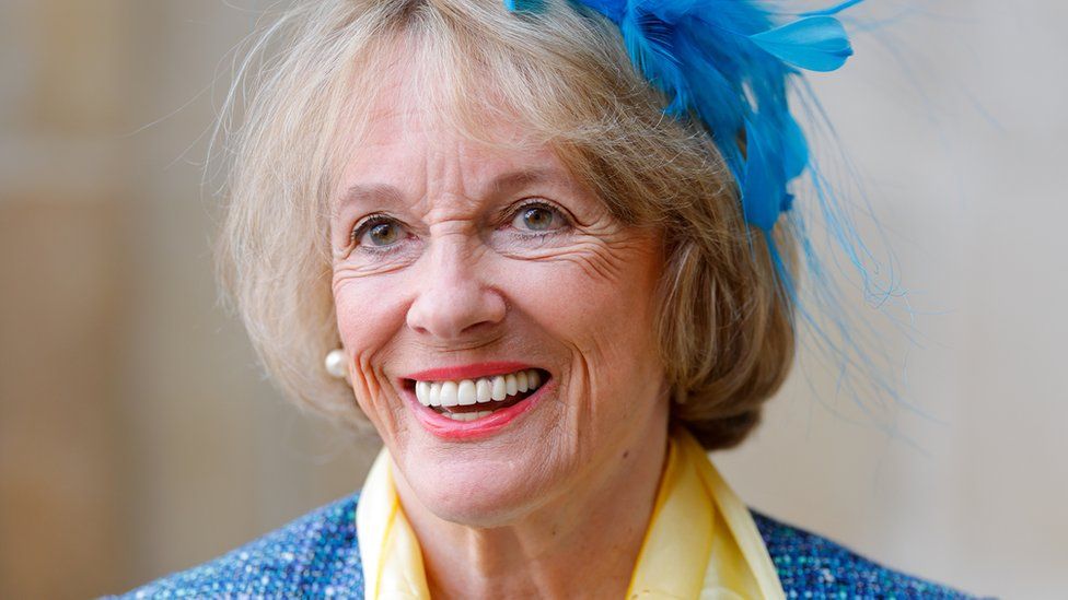 Dame Esther Rantzen attends a Service of Thanksgiving for the life and work of Dame Vera Lynn at Westminster Abbey on March 21, 2022 in London, England. Singer Dame Vera Lynn, dubbed a forces' sweetheart during World War II, died in June 2020 aged 103