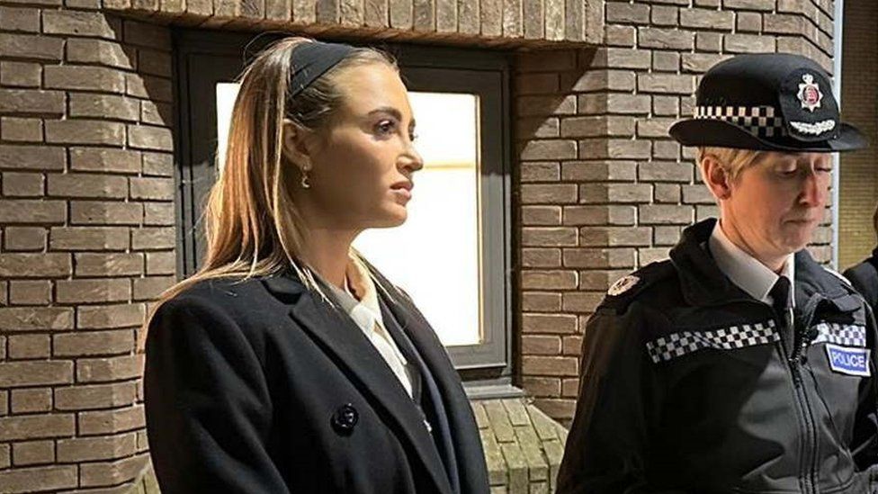 Georgia Harrison and Assistant Chief Constable of Essex Rachel Nolan