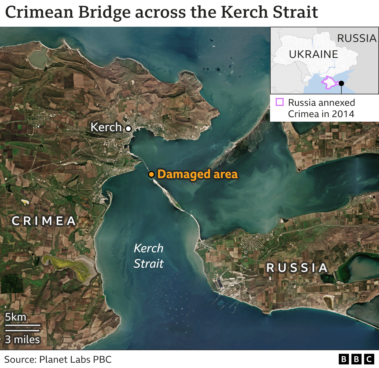 Crimea Bridge: How Russia Is Rebuilding Its Vital Link - BBC News