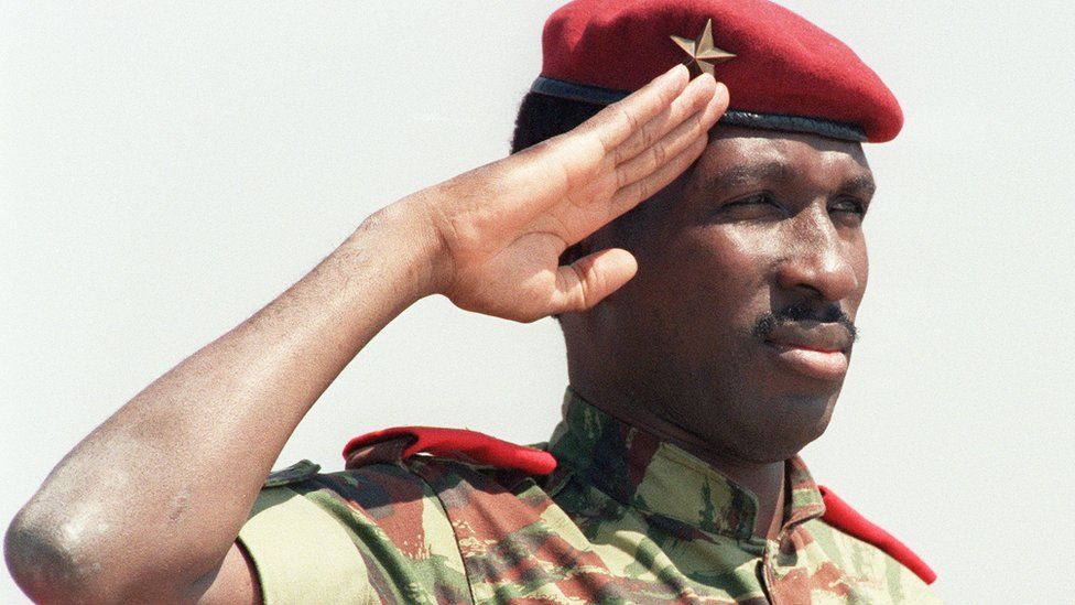 Former president of Burkina Faso Thomas Sankara