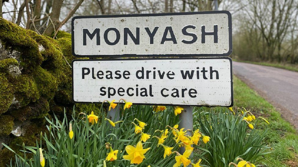 Monyash village sign