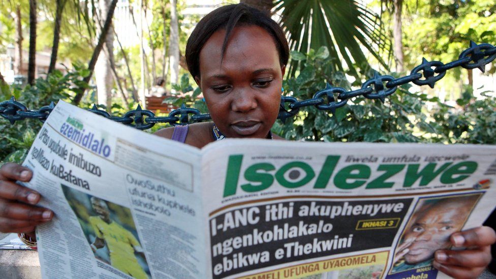 South African newspaper Isolezwe