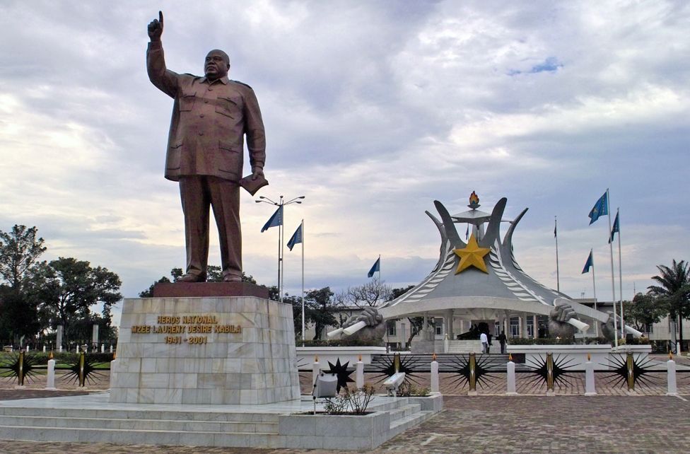 Statue of Laurent Kabila