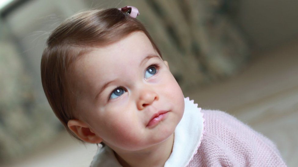 Princess Charlotte photographed in April