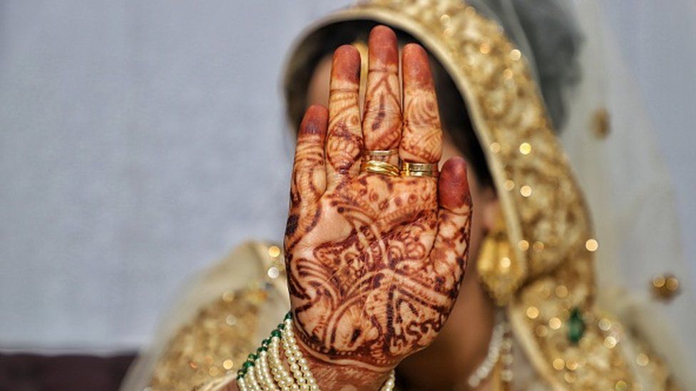 Мусульманская невеста в Индии