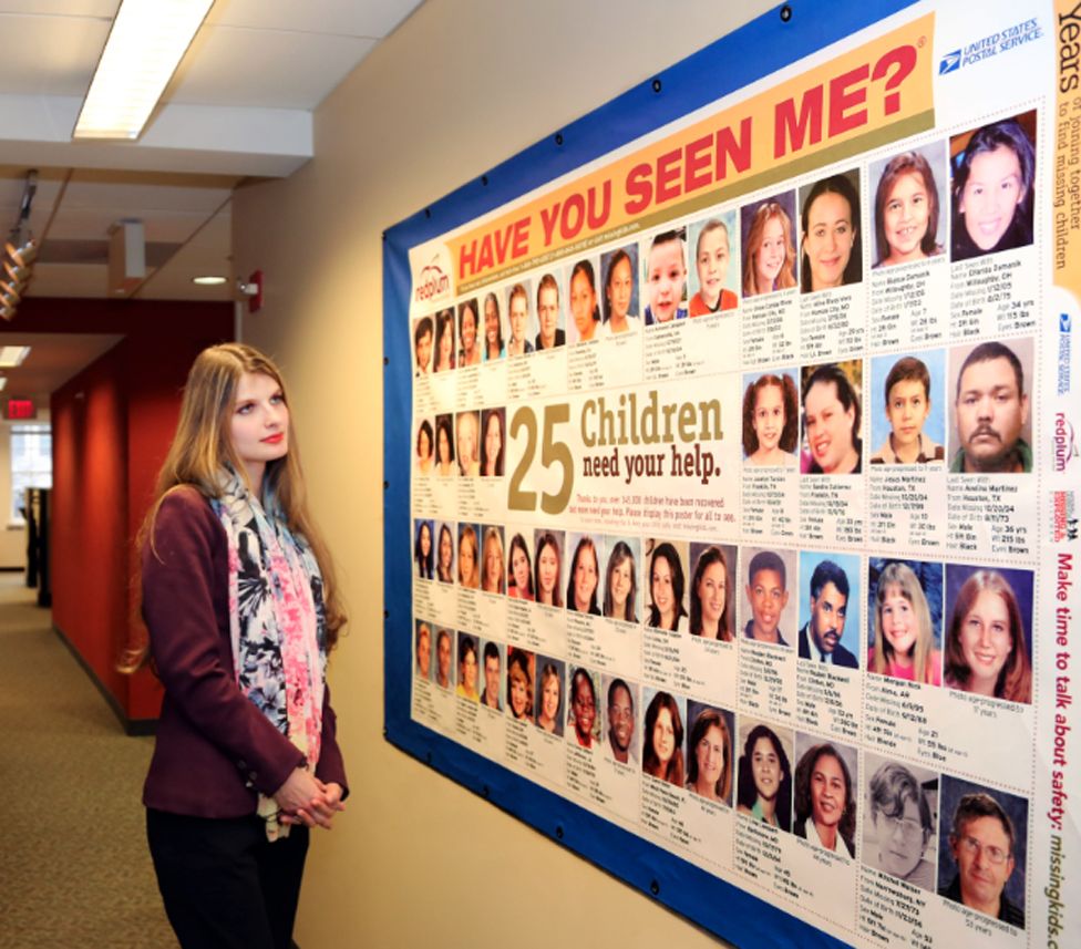 Alicia at the National Center for Missing and Exploited Children in Virginia