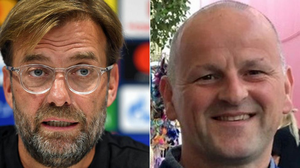 Jurgen Klopp and Sean Cox