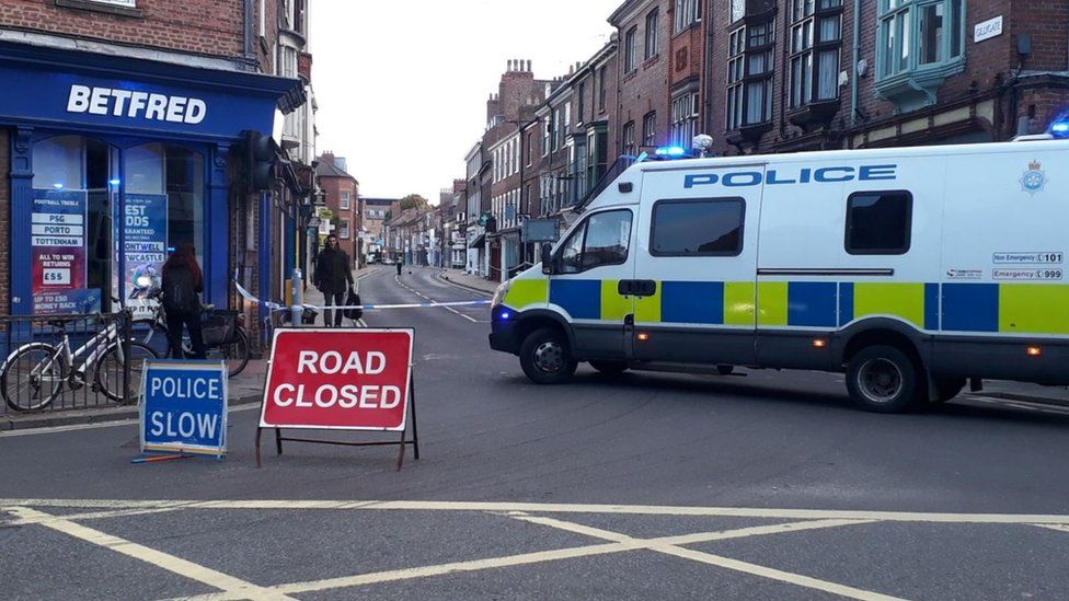 York's Gillygate reopens after man hurt in serious assault BBC News
