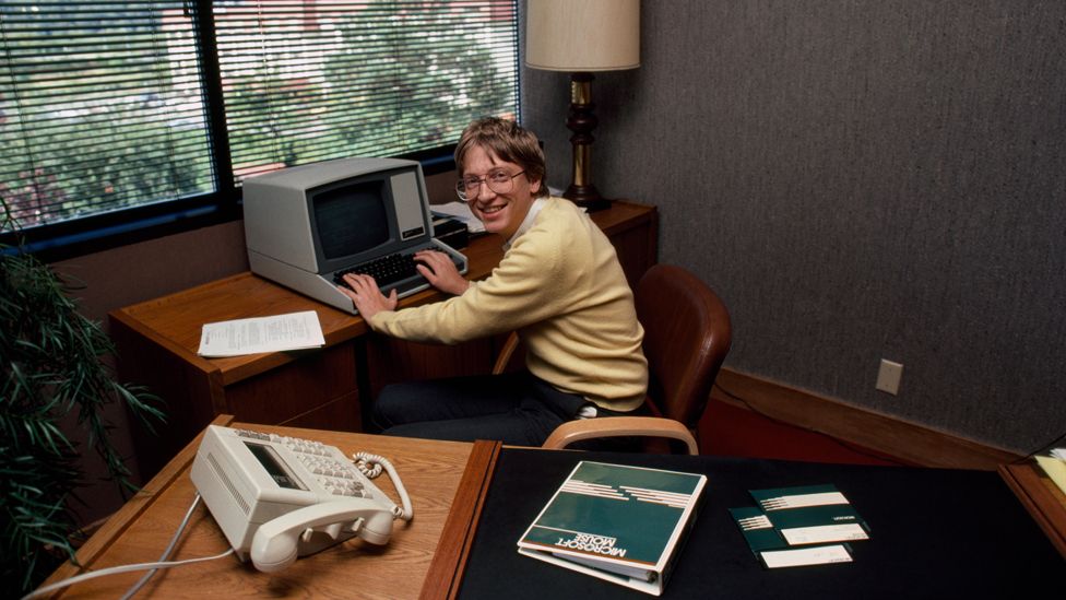 Bill Gates in his younger years