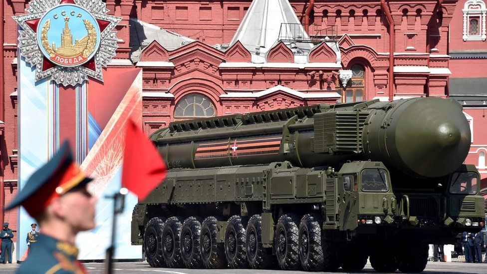 RS-24 Yars missile in Red Square, 9 May 16