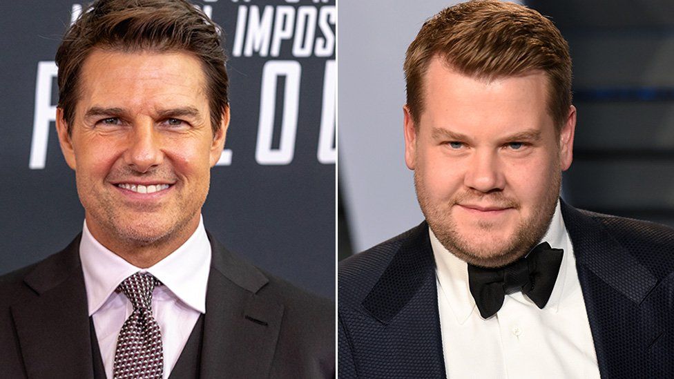 Tom Cruise and James Corden