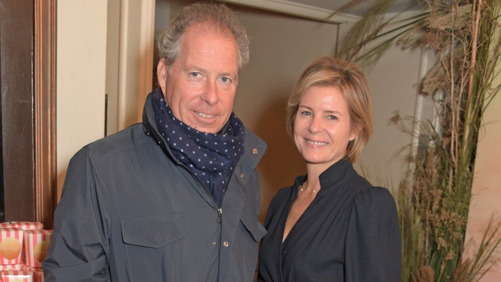 David Armstrong-Jones, 2nd Earl of Snowdon and Serena Armstrong-Jones, Countess of Snowdon attend the London Premiere of Apple's acclaimed documentary "The Elephant Queen" on October 17, 2019