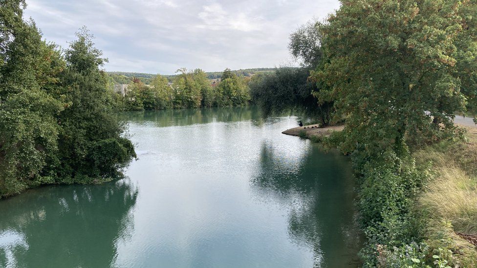 Bank of River Marne