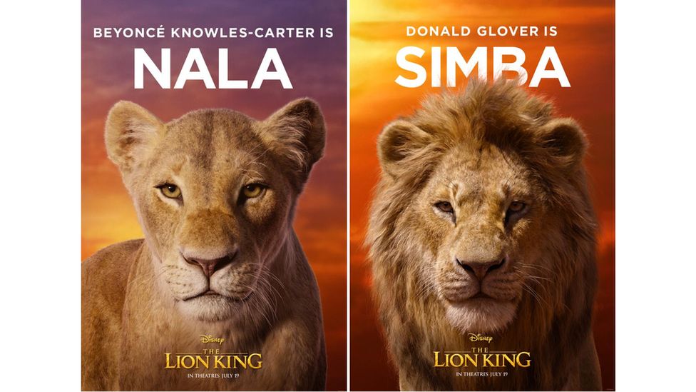 The Lion King: Disney reveal first character posters from film - BBC  Newsround