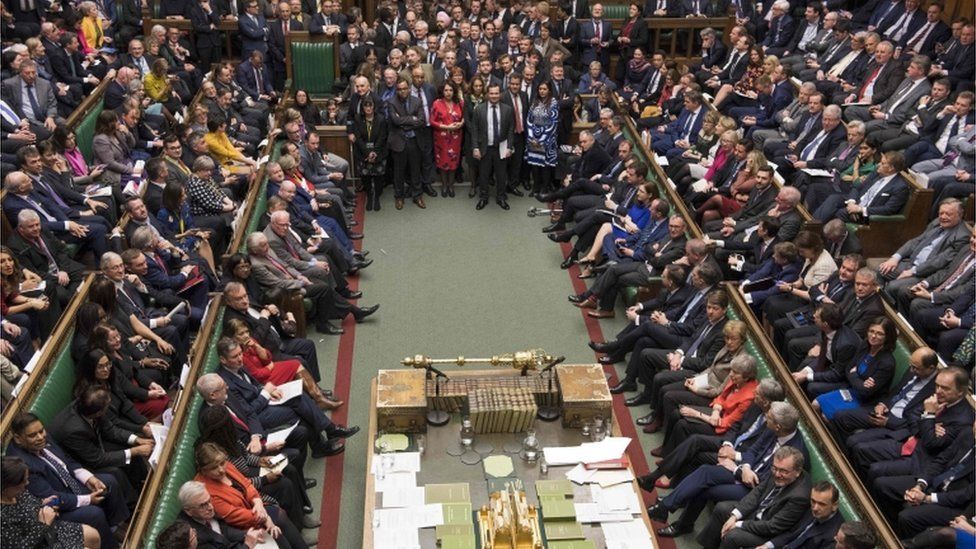 The Commons during the second "meaningful vote"