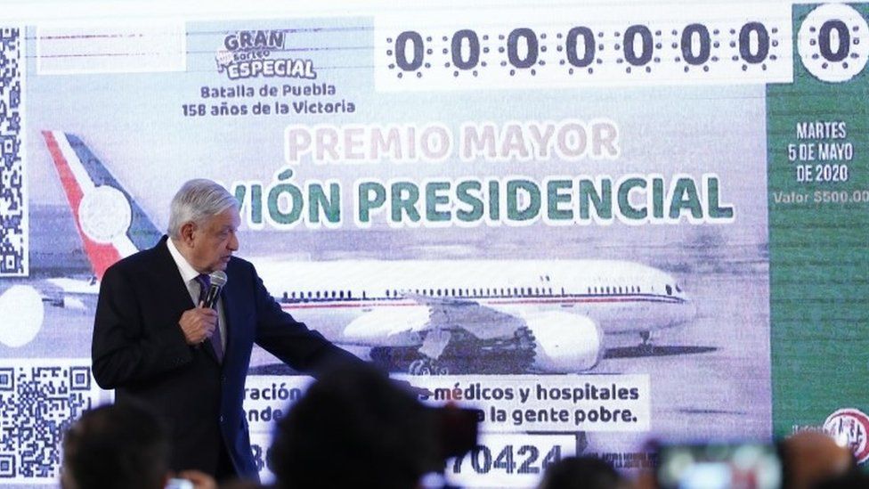 The president of Mexico, Andres Manuel Lopez Obrador, speaks during his daily press conference at the National Palace in Mexico City