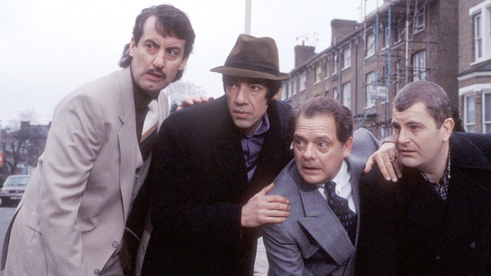 John Challis (left) in Only Fools and Horses