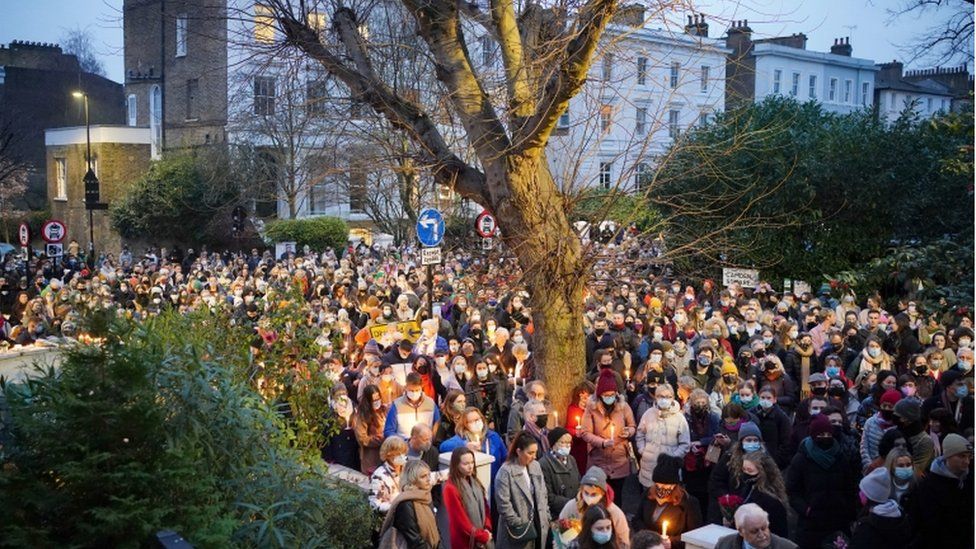 Ashling Murphy vigil in London