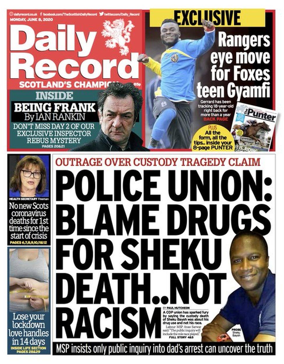 Scotland S Papers Scotland Gets Break And Quarantine Won T Work c News