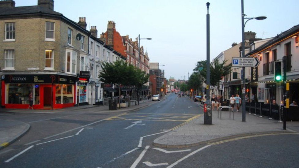 Prince of Wales Road in Norwich