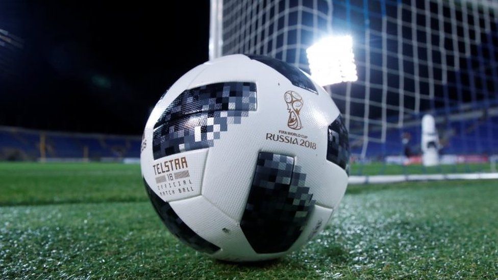 The Russia World Cup football