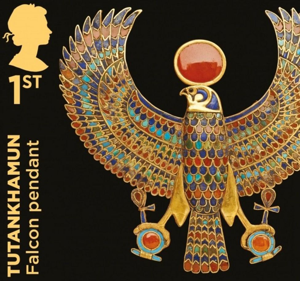 Tutankhamun Stamps mark 100 years since tomb discovery BBC Newsround