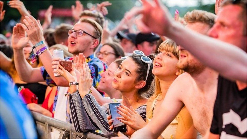 Festival crowd