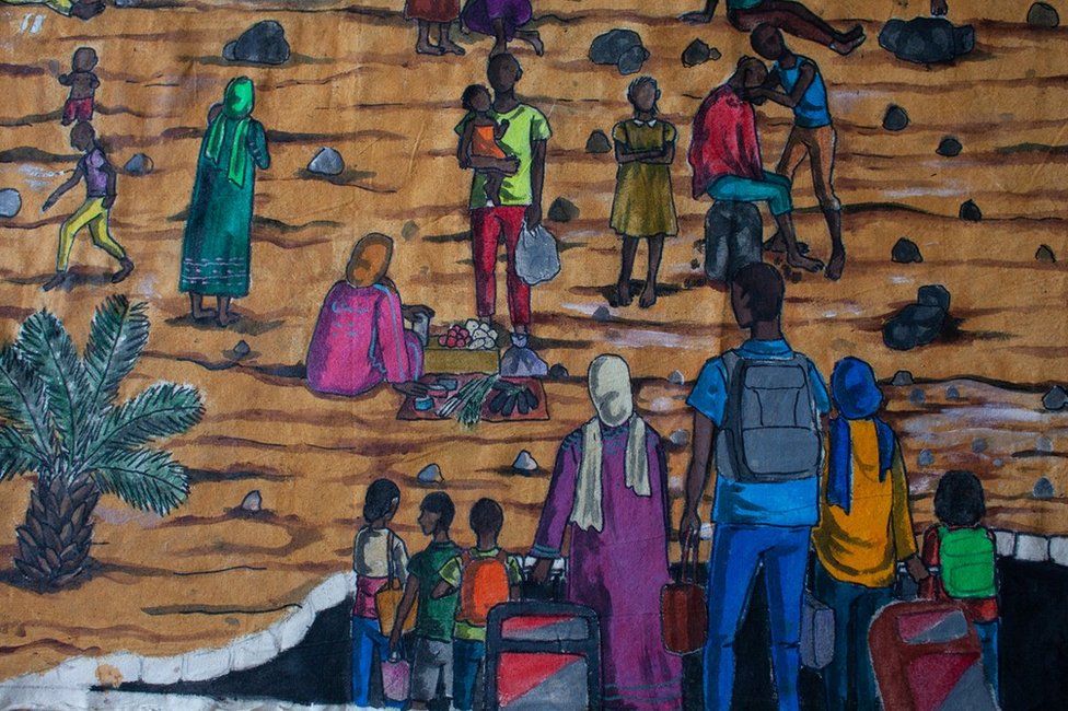 Hull Tent Art Installation Shows Refugee Family S Journey BBC News 102782655 E26e4c14 6d8b 41e5 Bfb2 37b1041c3d30