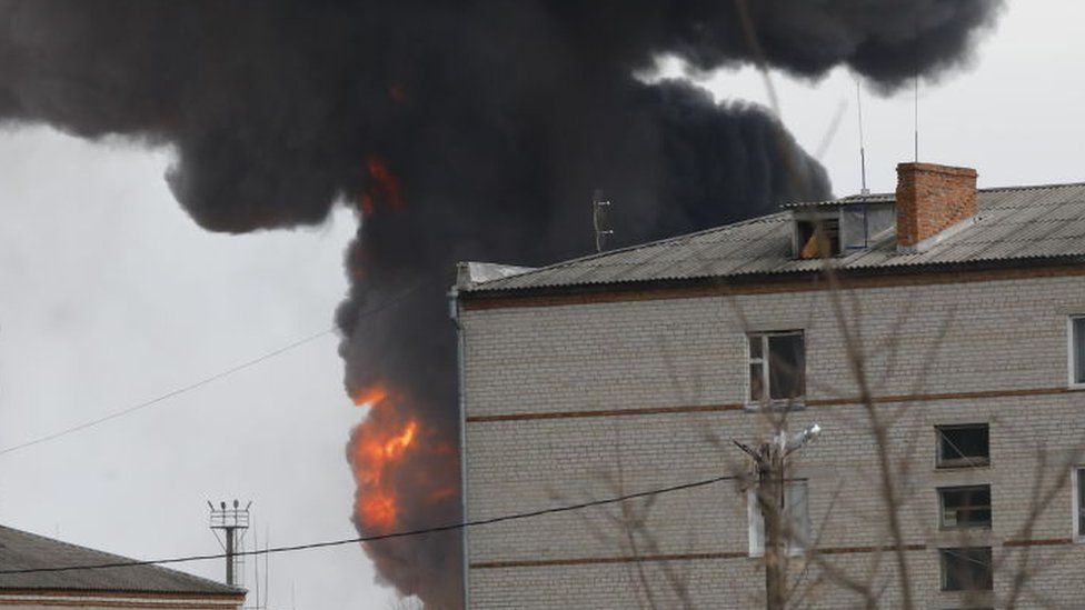 Belgorod explosion, 1 April 2022
