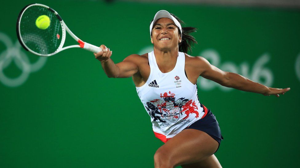 British tennis player Heather Watson