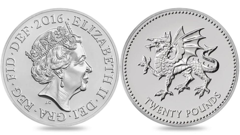 Royal Mint announces Welsh dragon design on 20 coin BBC News