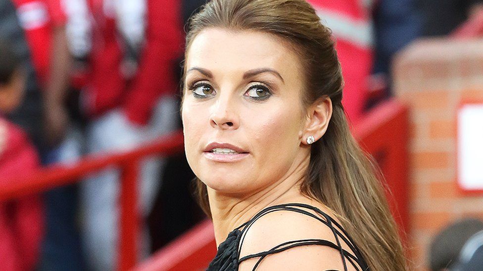 Coleen Rooney Makeup Guide Image of Colleen on BBC News