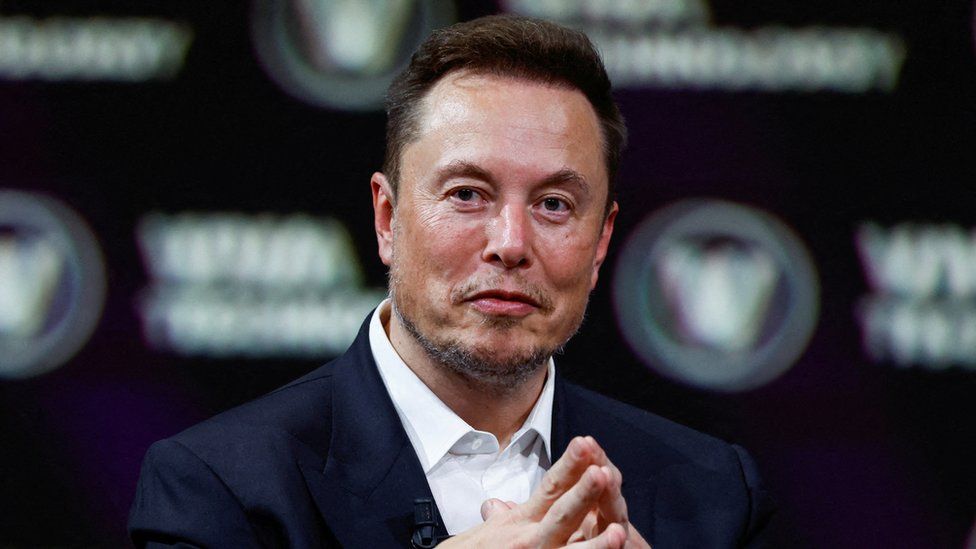 Elon Musk, the owner of Twitter, during the Viva Technology conference in Paris, France on 16 June 2023.